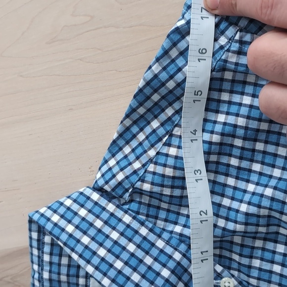 BROOKS BROTHERS Regent Shirt, size S, neck 16,  long sleeves, gingham, Oxford - Picture 7 of 7